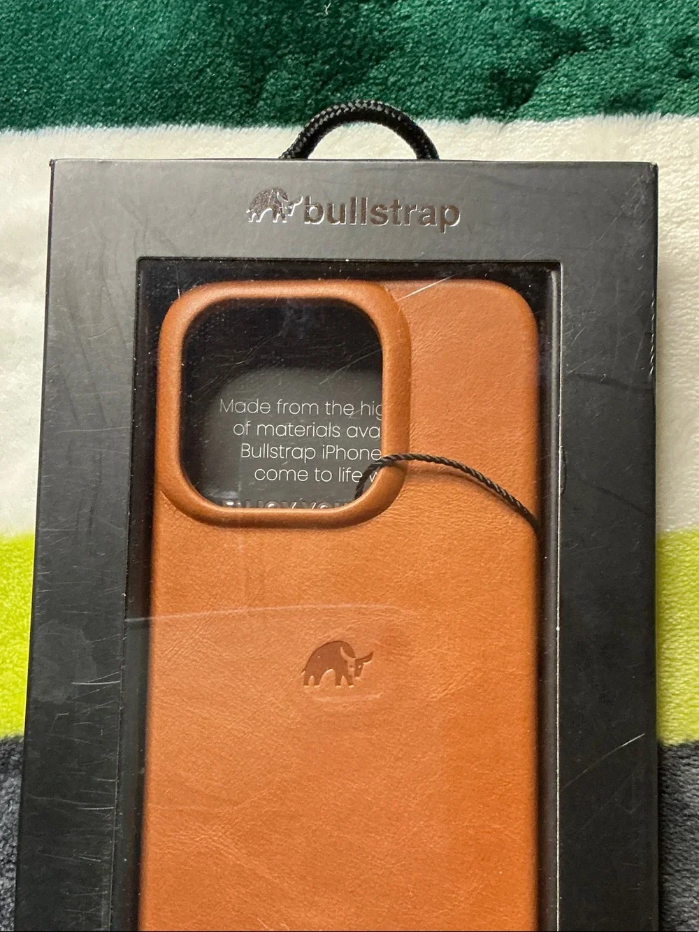 Bullstrap Genuine Leather iPhone Case - Tan For IPhone 15 Pro